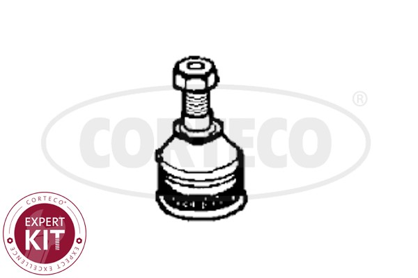 Kulled / Spindelled, Tvåsidig, Nedre Corteco 49395775 CORTECO