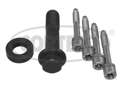 Skruvsats, remskiva-vevaxel Corteco 80004884 CORTECO