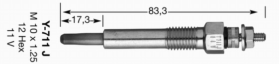 Glödstift 11,0V Ngk D-power 4467 NGK
