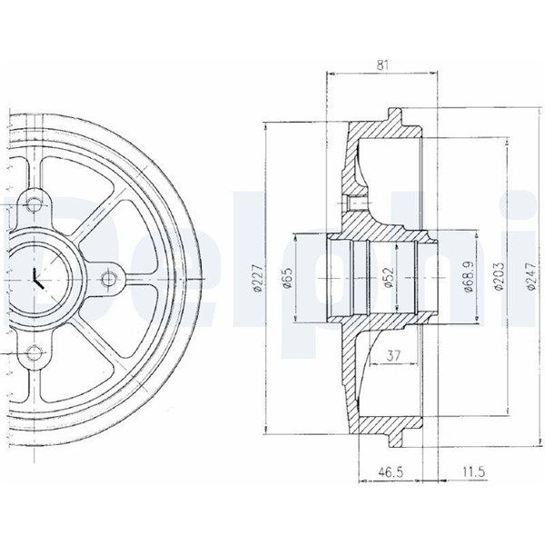 Bromstrumma, Bakaxel Delphi BF393 DELPHI