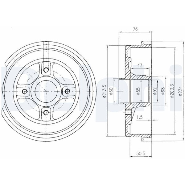 Bromstrumma, Bakaxel Delphi BF423 DELPHI