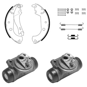 Bromsbackar, sats, Bakaxel Delphi KP1117 DELPHI