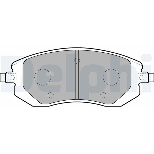 Bromsbeläggsats, Framaxel DELPHI