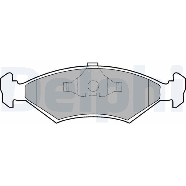 Bromsbeläggsats, Framaxel DELPHI
