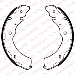 Bromsbackar, sats, Bakaxel Delphi LS2064 DELPHI