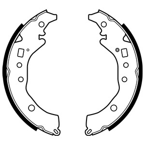 Bromsbackar, sats, Bakaxel Delphi LS2079 DELPHI