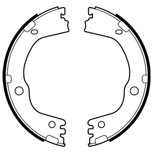 Bromsbackar, sats, parkeringsbroms, Bakaxel DELPHI