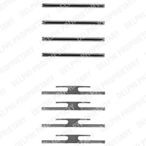 Monteringssats Solid, Framaxel Delphi LX0055 DELPHI