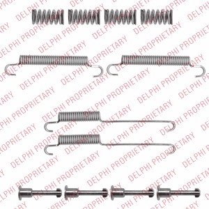 Tillbeh�örssats, bromsbackar, parkeringsbroms, Bakaxel Delphi LY13 DELPHI