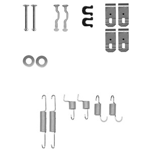 Tillbeh�örssats, bromsbackar, parkeringsbroms, Bakaxel Delphi LY14 DELPHI