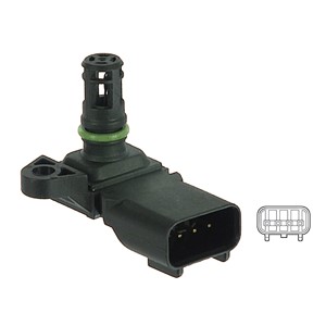 Sensor, insugstryck, Fram Delphi PS10125 DELPHI