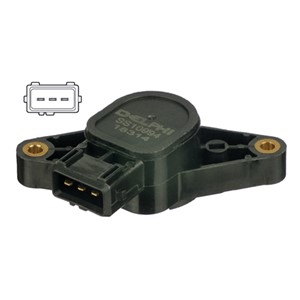 Sensor, gasspjäll Delphi SS10994-12B1 DELPHI