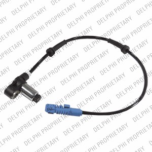 ABS-givare, Sensor, hjulvarvtal, Framaxel, Fram, Höger, Vänster D DELPHI ABS-givare, Sensor, hjulvarvtal, Framaxel, Fram, Höger, Vänster D DELPHI