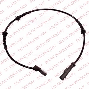 ABS-givare, Sensor, hjulvarvtal, Framaxel, Fram, Höger, Vänster D DELPHI ABS-givare, Sensor, hjulvarvtal, Framaxel, Fram, Höger, Vänster D DELPHI