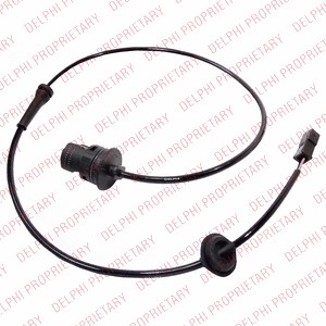 ABS-givare, Sensor, hjulvarvtal, Framaxel, Bak, Bakaxel, Höger, V DELPHI ABS-givare, Sensor, hjulvarvtal, Framaxel, Bak, Bakaxel, Höger, V DELPHI