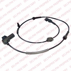 ABS-givare, Sensor, hjulvarvtal, Fram, Framaxel, Höger, Vänster D DELPHI ABS-givare, Sensor, hjulvarvtal, Fram, Framaxel, Höger, Vänster D DELPHI