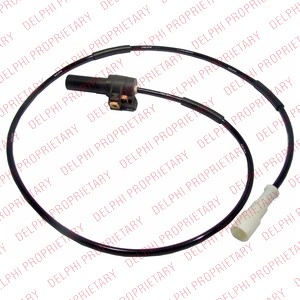 ABS-givare, Sensor, hjulvarvtal, Bakaxel, Höger, Vänster Delphi S DELPHI