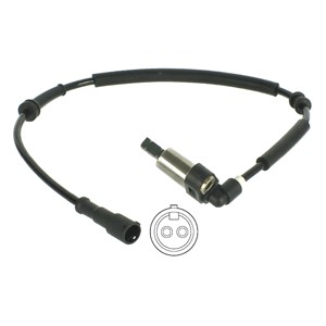 ABS-givare, Sensor, hjulvarvtal, Bakaxel, Bak, Vänster Delphi SS2 DELPHI