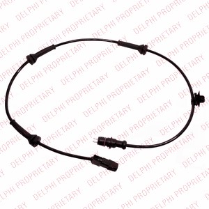 ABS-givare, Sensor, hjulvarvtal, Framaxel, Fram, Höger, Vänster D DELPHI ABS-givare, Sensor, hjulvarvtal, Framaxel, Fram, Höger, Vänster D DELPHI