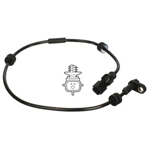 ABS-givare, Sensor, hjulvarvtal, Bakaxel Delphi SS20328 DELPHI