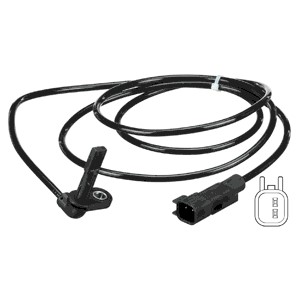 ABS-givare, Sensor, hjulvarvtal, Bakaxel, Bakaxel höger, Höger De DELPHI