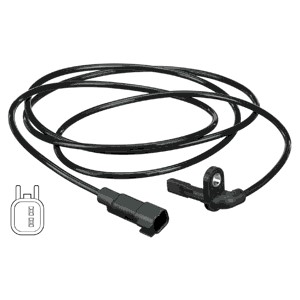 ABS-givare, Sensor, hjulvarvtal, Bakaxel, Bakaxel vänster Delphi DELPHI ABS-givare, Sensor, hjulvarvtal, Bakaxel, Bakaxel vänster Delphi DELPHI