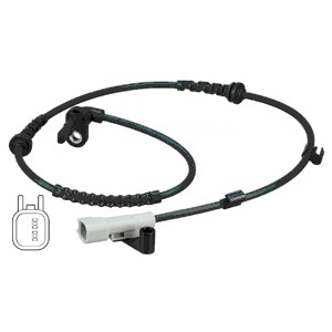 ABS-givare, Sensor, hjulvarvtal, Framaxel, framaxel vänster, Väns DELPHI ABS-givare, Sensor, hjulvarvtal, Framaxel, framaxel vänster, Väns DELPHI