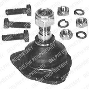 Kulled / Spindelled, Framaxel, Vänster, Upptill Delphi TC75 DELPHI Kulled / Spindelled, Framaxel, Vänster, Upptill Delphi TC75 DELPHI