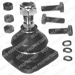 Kulled / Spindelled, Framaxel, Höger, Vänster Delphi TC76 DELPHI