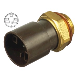 Temperaturswitch, kylarfläkt Delphi TS10341 DELPHI