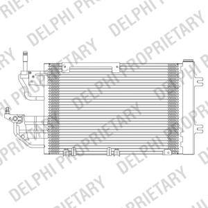 Kondensor, klimatanläggning Delphi TSP0225616 DELPHI