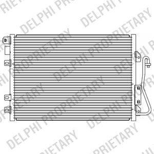 Kondensor, klimatanläggning Delphi TSP0225620 DELPHI