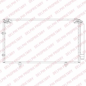 Kondensor, klimatanläggning Delphi TSP0225690 DELPHI