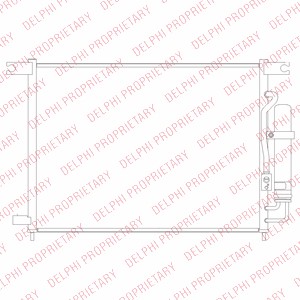 Kondensor, klimatanläggning Delphi TSP0225694 DELPHI