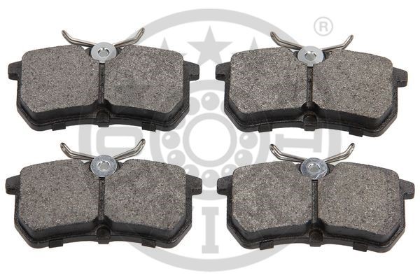 Bromsbeläggsats, Bakaxel