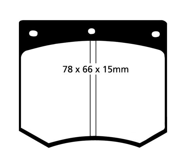 Bromsbeläggsats GREENSTUFF Ebc brakes DP2291 EBC Brakes