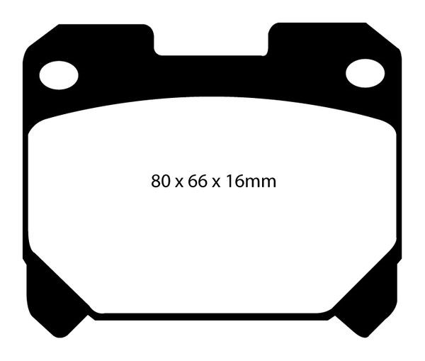 Bromsbeläggsats REDSTUFF Ebc brakes DP31005C EBC Brakes