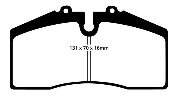 Bromsbeläggsats REDSTUFF Ebc brakes DP31014C EBC Brakes
