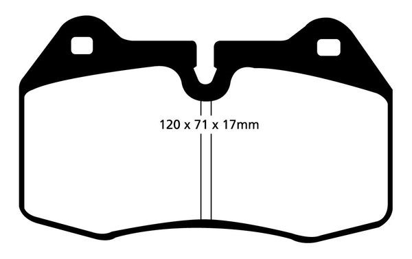 Bromsbeläggsats REDSTUFF Ebc brakes DP31032C EBC Brakes