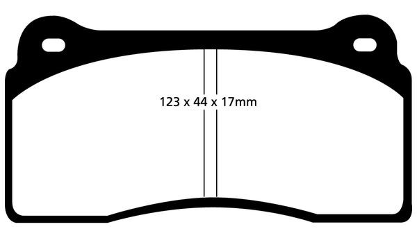 Bromsbeläggsats REDSTUFF Ebc brakes DP31110C EBC Brakes