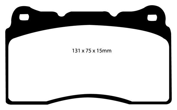 Bromsbeläggsats REDSTUFF Ebc brakes DP31210C EBC Brakes