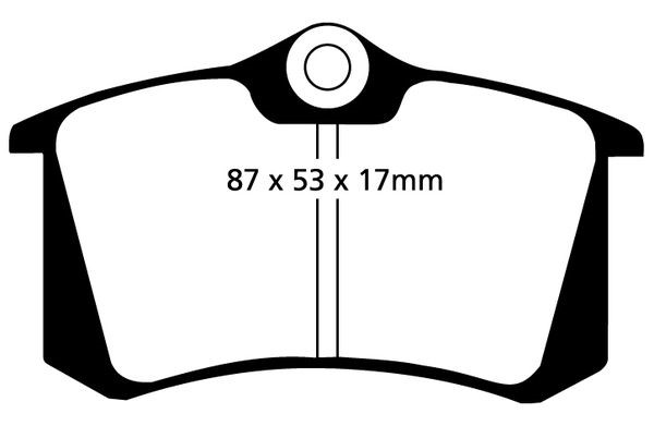Bromsbeläggsats REDSTUFF Ebc brakes DP31230C EBC Brakes