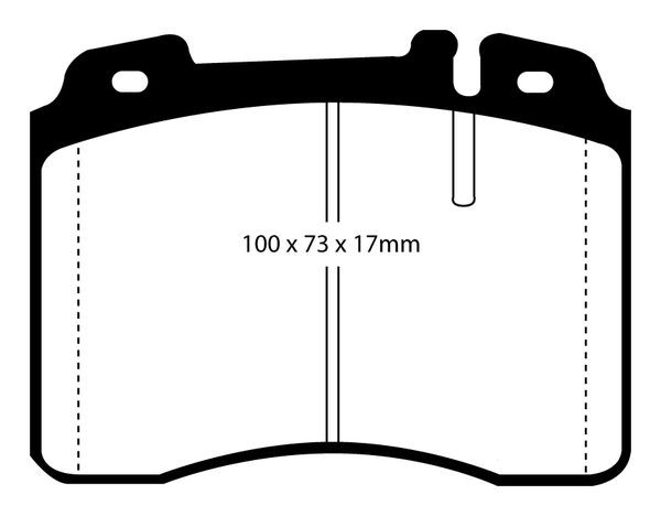Bromsbeläggsats REDSTUFF Ebc brakes DP3927C EBC Brakes