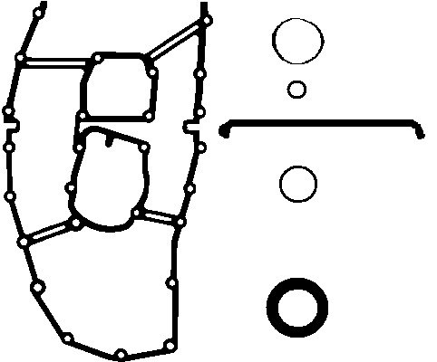 Packningssats, transmissionshus Elring 584.840 ELRING