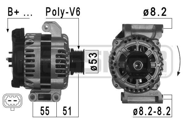 Generator 14V 100A
