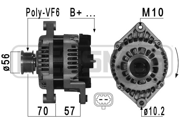 Generator 14V 140A