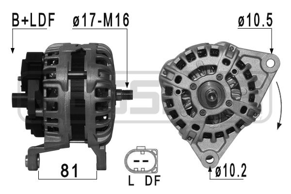 Generator 14V 150A