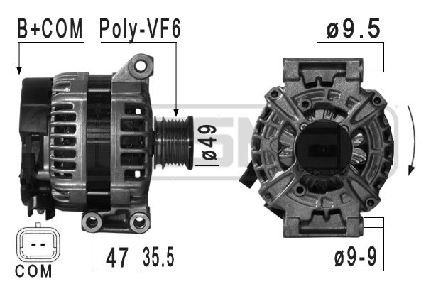 Generator 14V 150A
