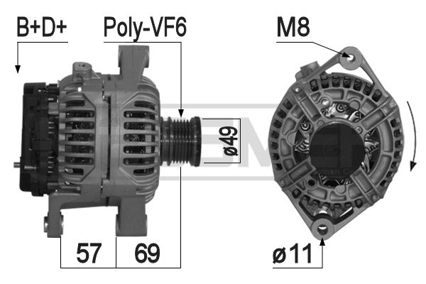 Generator 12V 140A