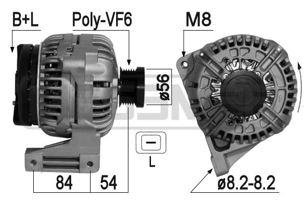 Generator 12V 160A